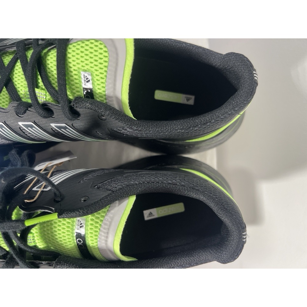adidas Adizero Aruku Mens 12 Black Gray Neon Green Swirlfoam Sneakers NWT - Picture 8 of 11